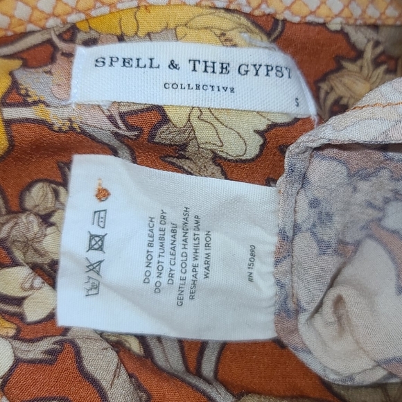 Spell designs amethyst amber jumpsuit pantsuit S - Picture 12 of 16